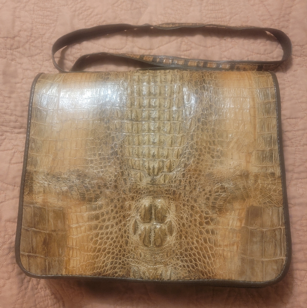 Vintage Crocodile skin purse
